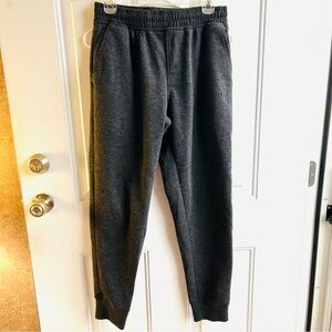 Mitre Jogger Sweatpants Men’s Medium Charcoal Gray Workout Drawstring Pockets